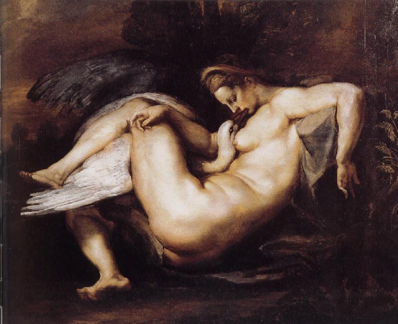 Peter Paul Rubens Lida and Swan Sweden oil painting art
